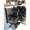 Image 2 : BLACK TUFTED HI-BACK TILTER CHAIR