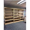 Image 1 : 6 BAYS OF MEDIUM DUTY 7'H BEIGE STORAGE RACKING