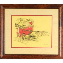 ?Red Farm House" by MacIsaac #1870138