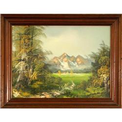 "Mountain Majesty" by S. Nills - landscape oil #1870145
