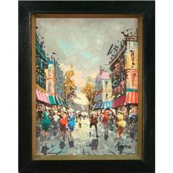 Dancing in the Street, Oil by Rocco #1870151