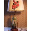 Image 1 : Antique Figural Lamps w/ Molded Roses Shades  #1870277