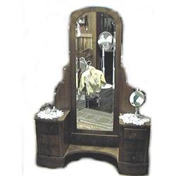 French Art Deco Dressing Table Vanity #1870381