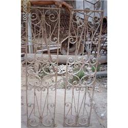 Pair of Wrought Iron Antique Panels Windows #1870389