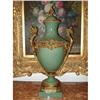 Image 1 : Louis XVI style Celadon Ormolu Urn #1870885