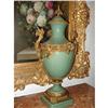 Image 1 : Louis XVI style Celadon Ormolu Urn #1870886