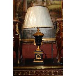 Classical Form Ceramic and Ormolu Lamp #1870893