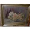 Image 1 : Oil Painting of Bowl of Roses by Raida  #1870954