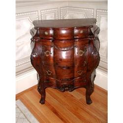 Italian Bombe Chest Side Table C.1920 #1872980