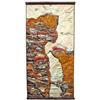 Image 1 : THE WORLDS * CSATA ART LEATHER SILK TAPESTRY #1873017