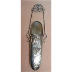 VICTORIAN STERLING CHATELAINE GLASSES CASE #1873032