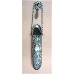 LOVELY STERLING CHATELAINE GLASSES CASE #1873033