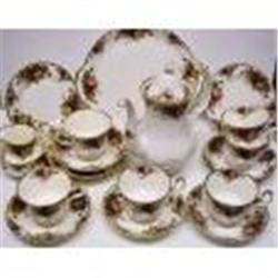 ROYAL ALBERT CHINA COFFE SET - OLD COUNTRY #1873035