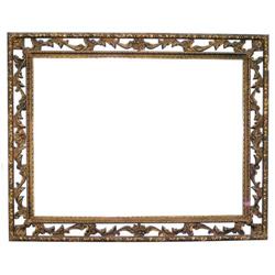 Giltwood Rectangular Overmantel Mirror #1873111