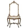 Image 1 : Rococo Giltwood Console Table with Mirror #1873112