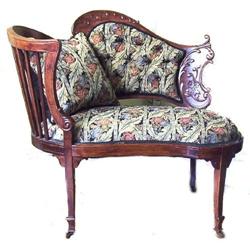 Victorian or Art Nouveau Ladies Parlour Chair #1873121