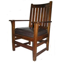 STICKLEY Arts & Crafts Mission Oak Armchair #1873130