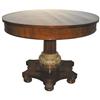 Image 1 : Empire Round Pedestal Center or Dining Table #1873154