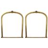 Image 1 : Pair Giltwood Overmantel Classical Mirrors #1873157