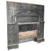 Image 1 : Classical Cast Iron Fireplace & Gas Log #1873214