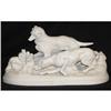 Image 1 : Bisque Parian Hunting Dog Figurine After MENE #1873233