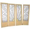 Image 1 : Set (4) French Art Deco Stained Glass Doors #1873236