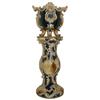 Image 1 : Italian Rococo Majolica Jardiniere & Stand #1873251