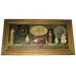 P VAN DEN BERG Trompe L'Oeil Still Life #1873282