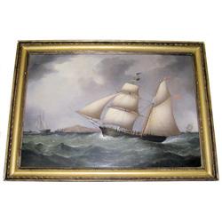 SAMUEL WALTERS British Ship Painting #1873283