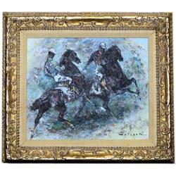 HOLESCH Polo Players Oil Painting #1873312