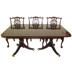 Sheraton Regency Mahogany Dining Table #1873354