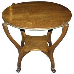 1894- HUNZINGER Tilt-Top Game Table #1873378