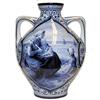 Image 1 : Antique HEISTERKAMP Delft 2-Handled Vase #1873403