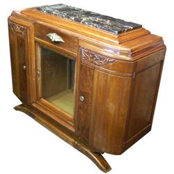 c1930s French Art Deco Walnut Sideboard #1873405