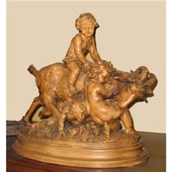 Cherubic Sculpture by C. L'Apion #1873443