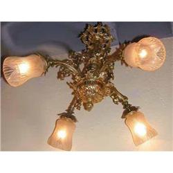 French Art Nouveau Chandelier #1873454