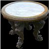 Image 1 : Marble Top Lion Table #1873470