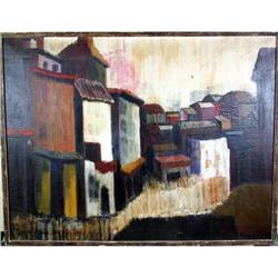 Conway Street Scene, Painting c. 1970 #1873502