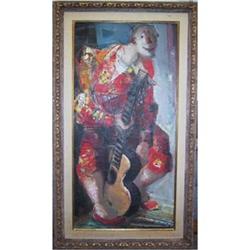 Caillaux Harlequin, French Oil Painting #1873503