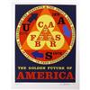 Image 1 : Robert Indiana, Golden Future of America, Silks#1873508