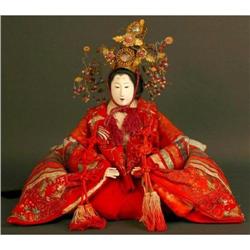 Beautiful Meiji Period Japanese Empress Doll #1873736