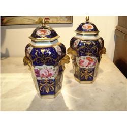 PAIR of Antique Chamberlain's Worcester Vases #1873797