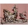 Image 1 : Rare 18c French Rococo Silver Angel Swan Sled #1873820