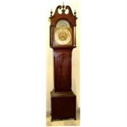 19c Chippendale Tall Case Grandfather Clock #1873825