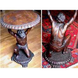 17th Century Figural Atlas Support Table 17c #1873849