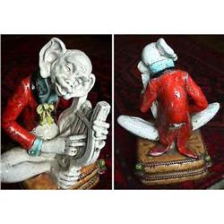 19c English Majolica Troll Sculpture Statue #1873857