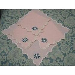 LOVELY ANTIQUE LINEN NAPKINS Set of 4 #1888219