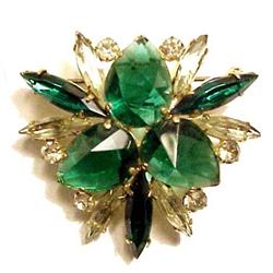 1940's Rhinestone Brooch  #1888233