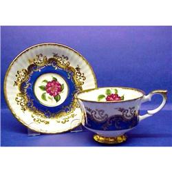 Paragon China Cup & Saucer BLUE/GOLD #1888240