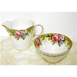 Paragon Cream & Sugar "TAPESTRY ROSE" #1888256